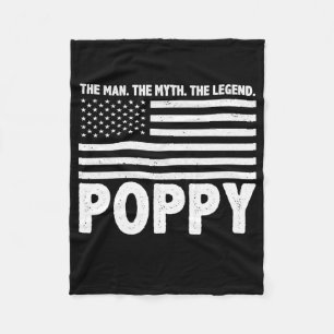 Couverture Polaire Poppy L'Homme Le Mythe La Légende Grand-Père