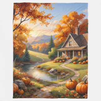 Couverture Polaire Popular Autumn Golden Thanksgiving Collection