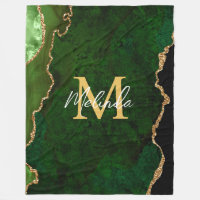 Porte en marbre vert et or