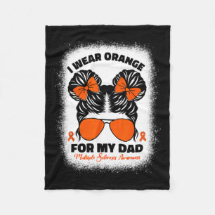 Couverture Polaire Porter Orange Pour Mon Père Ms Multiple Sclerosis