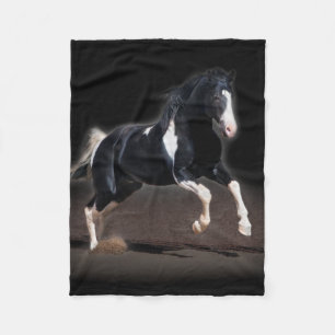 Couverture Polaire Portrait de cheval VIII