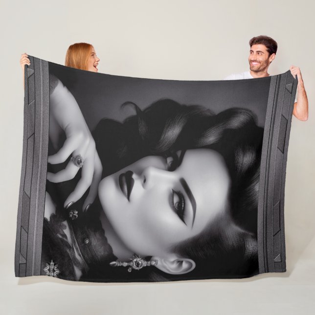 Couverture Polaire Portrait De Spy Kalina Shepard Par Xzendor7 (En situation)