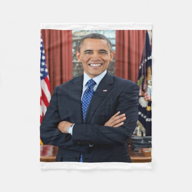 Couverture Polaire Portrait du président Barack Obama (Devant)