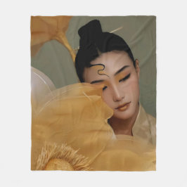 Couverture Polaire Portrait Geji GaiGai Chinese Dance