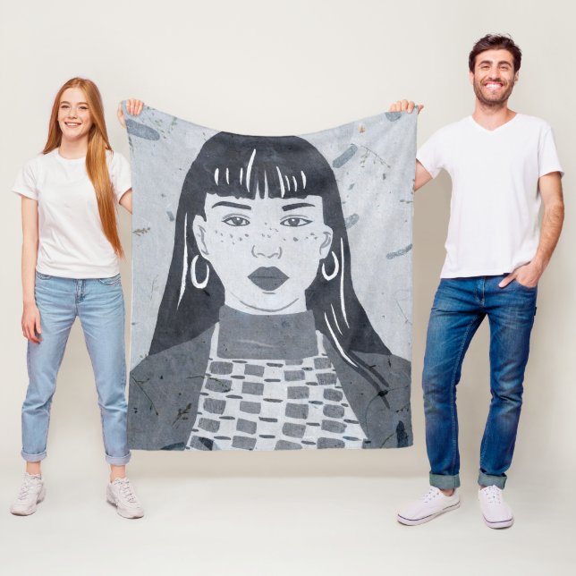 Couverture Polaire Portrait nocturne (En situation)