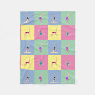 Couverture Polaire Poses de gymnastique