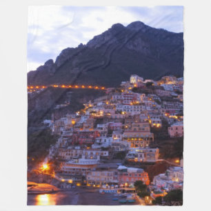Couverture Polaire Positano Italie Blanche polaire
