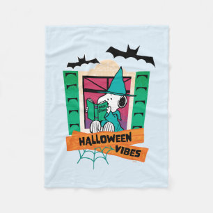 Couverture Polaire Potions Magiques de Snoopy Peanuts Halloween
