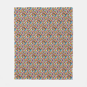 Couverture Polaire Pots Gumballs brillant éclat de couleur