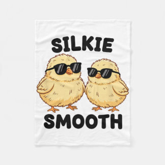 Couverture Polaire Poule, je suis Silkie Smooth Chicks