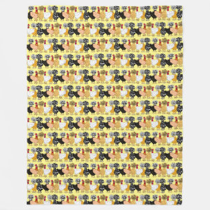 Couverture Polaire Poulets de Jardin amusant Poules polonaises poules