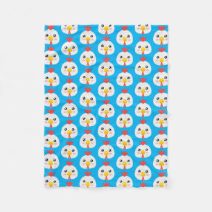 Couverture Polaire Poulets mignons