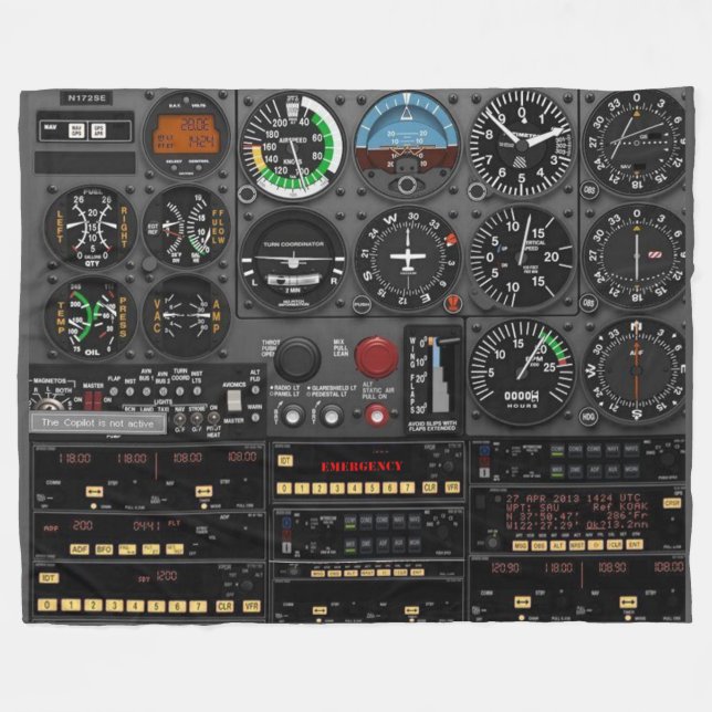 Couverture Polaire POUR le PILOTE QUI FAIT tondre TOUT des (Devant (Horizontal))
