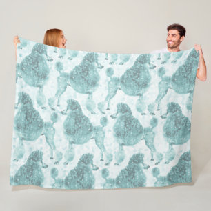 Couverture Polaire Pousse de glace bleu