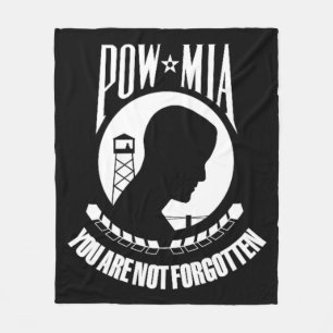 Couverture Polaire "POW MIA Fleece Blanket"