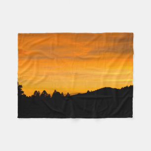 Couverture Polaire Prairie Hills Sunset Photographe Living Room Accen