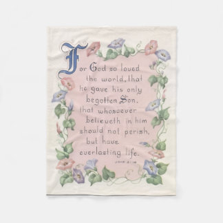 Couverture Polaire Prayer baby Fleece Blanket