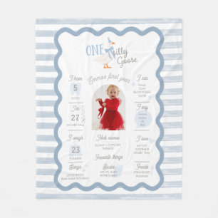 Couverture Polaire Premier anniversaire de One Silly Goose Boy