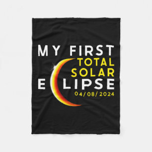 Couverture Polaire Première Éclipse Solaire Total 8 Avril Enfants Jeu