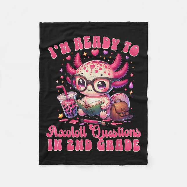 Couverture Polaire Prêt À La 2Ème Année Question Axolotale Premier Jo (Devant)