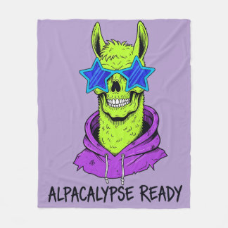 Couverture Polaire Prêt pour l'Alpacalypse