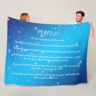 Couverture Polaire Prière Psaume 23