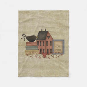 Couverture Polaire Primitive "I Love Prims" Fleece Jetez la couvertur