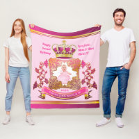 Princess Gold Crown Pearls Votre cadre de photo so