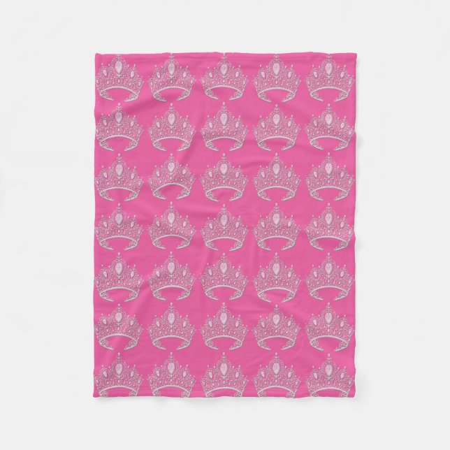 Couverture Polaire Princess Tiara Fleece Blanket (Devant)