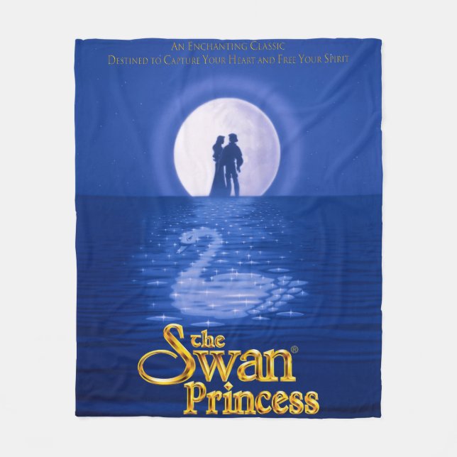 Couverture Polaire Princesse classique Fleece Blanket de cygne (Devant)