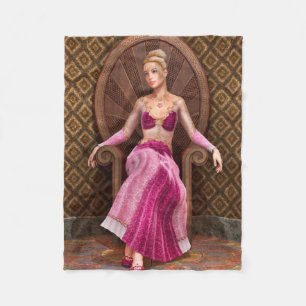 Couverture Polaire Princesse de conte de fées