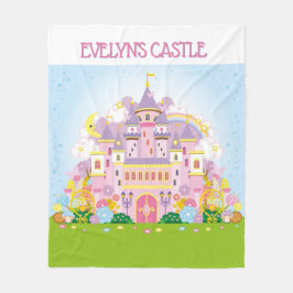 Couverture Polaire Princesse Decor ! Château personnalisé
