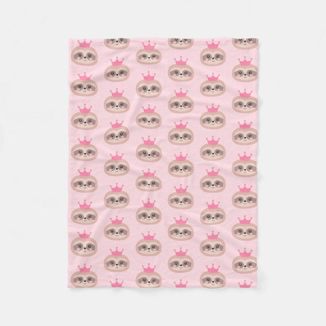 Couverture Polaire Princesse rose mignonne Blanket de paresse (Devant)