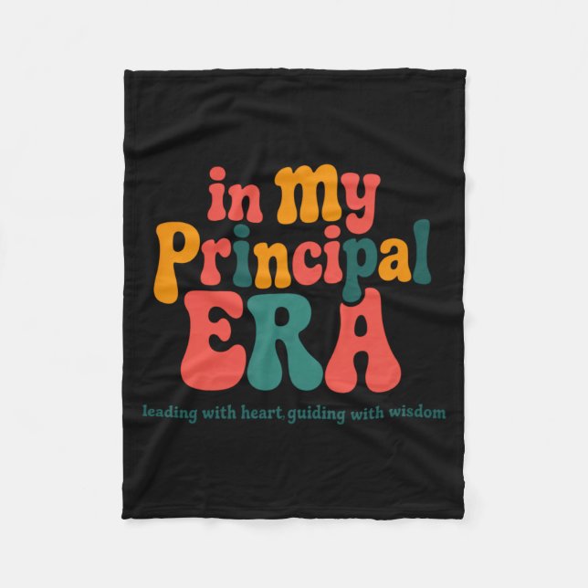 Couverture Polaire Principal In My Principal Era Back To School  (Devant)