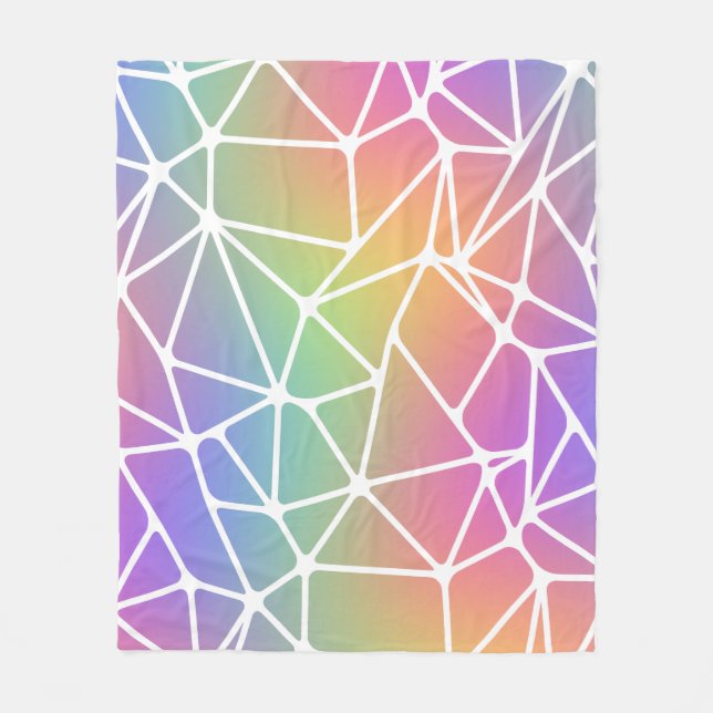 Couverture Polaire prism synapse net - rainbow web : (Devant)