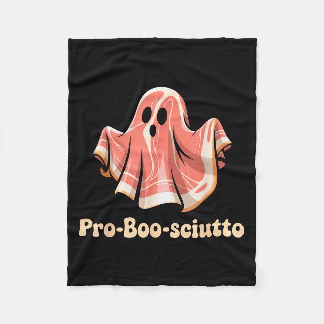 Couverture Polaire Pro Boo Sciutto Funny Italian Halloween Ghost Pros (Devant)