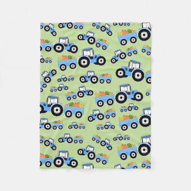 Couverture Polaire Production de Camion Blue Tracteur (Devant)