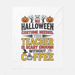 Couverture Polaire Professeur Halloween Pas de Costume Nécessaire Drô