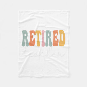Couverture Polaire Professeur Retro Femmes Super Heureux Premier Jour