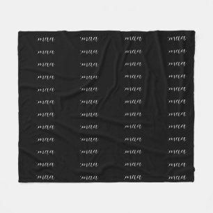 Couverture Polaire Professionnel Minimaliste Ajouter un nom personnal