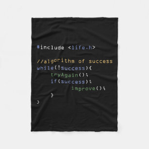 Couverture Polaire Programmeurs Informatique Mème Coding Humour