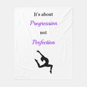 Couverture Polaire Progression en gymnastique, pas perfection, Motiva