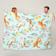 Promenade printanière – Chats joueurs et floraison