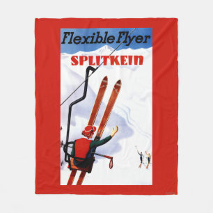 Couverture Polaire Promo en bois de skis de Splitkein d'insecte