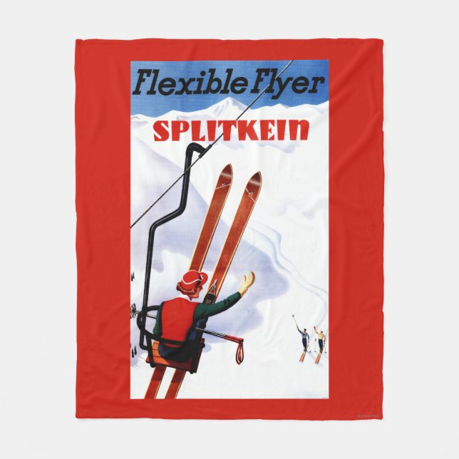 Couverture Polaire Promo en bois de skis de Splitkein d'insecte (Devant)