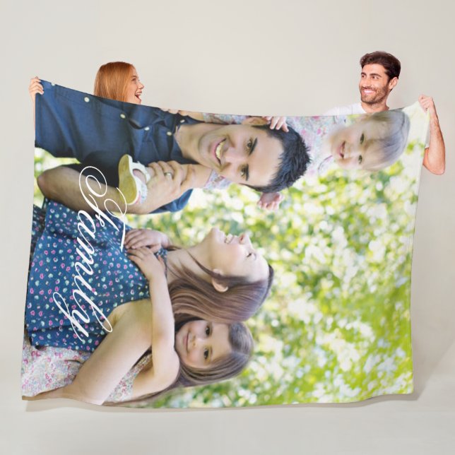 Couverture Polaire Protection personnalisée de la famille (En situation)