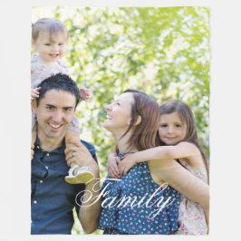 Couverture Polaire Protection personnalisée de la famille
