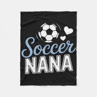 Couverture Polaire Proud Soccer Nana Supporting Grandkids At Matches 