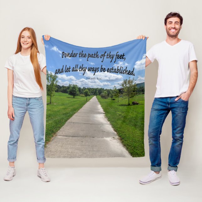 Couverture Polaire Proverbes 4:26 (En situation)