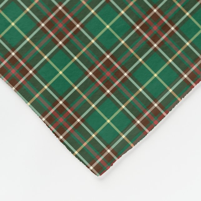 Couverture Polaire Province de tartan de Terre-Neuve (Coin)